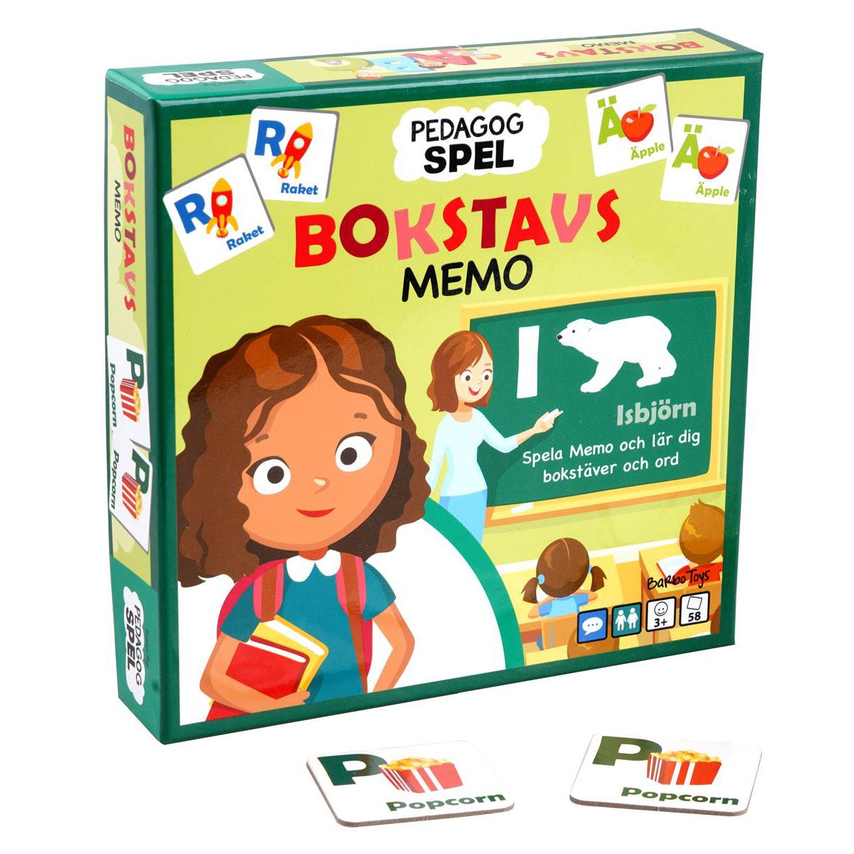 Spill Classic Pedagog Spel Bokstavsmemo (SE)