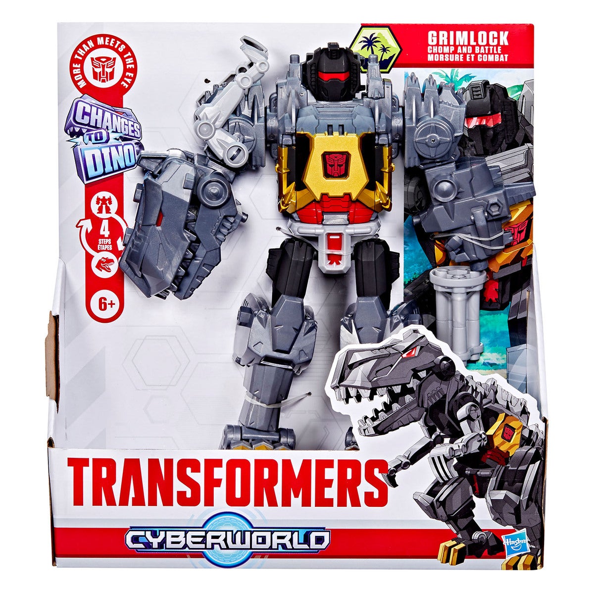 Cyberworld Grimlock Chomp & Battle 9 Inch Action Figure