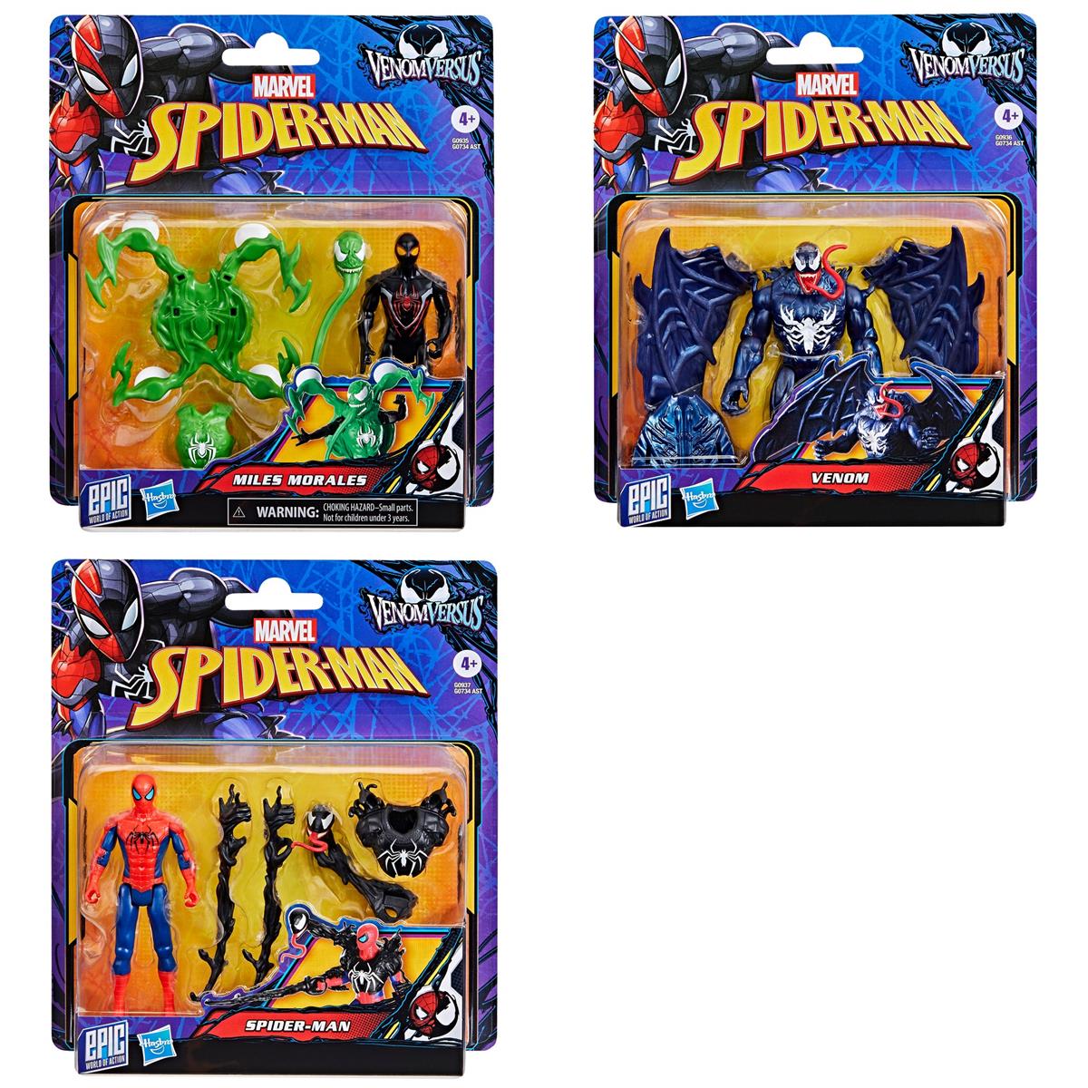 Spider-Man 4 Inch Venomversus Deluxe Figure (Lajiteltu)