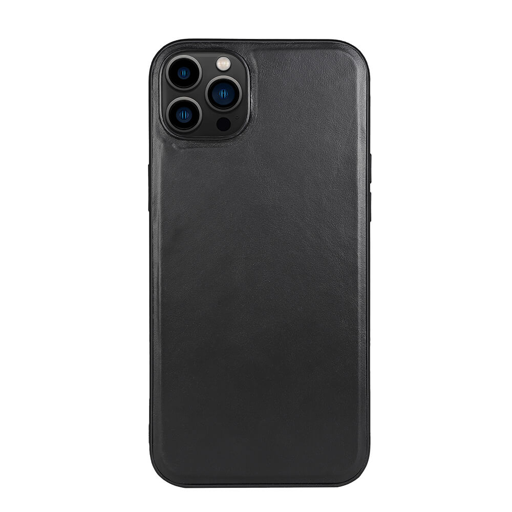 Phone Case Leather MagSeries Black - iPhone 14 Plus 