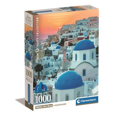 Puslespill 1000 Pcs CB High Quality Collection Santorini