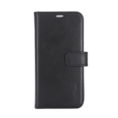 Wallet Case 2in1 Anti Radiation Leather MagS Black - iPhone 15