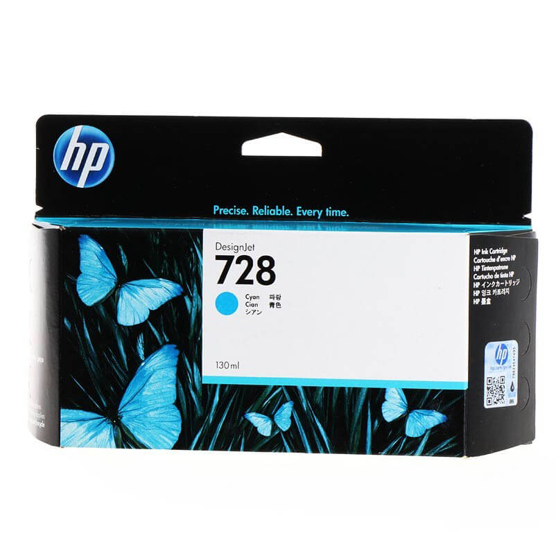 Blekk F9J67A 728 Cyan 130ml