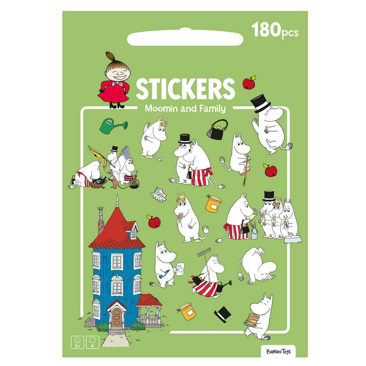 Klistermärken Moomin & Family (180 Stickers)