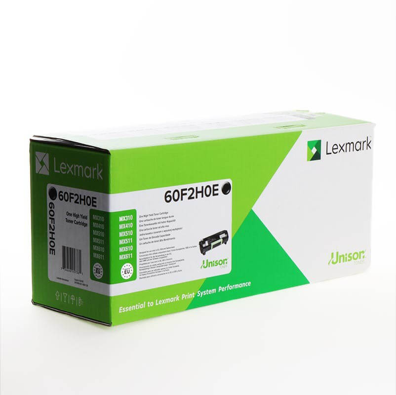 Toner 60F2H0E Sort Høj Kapacitet, Corporate Return