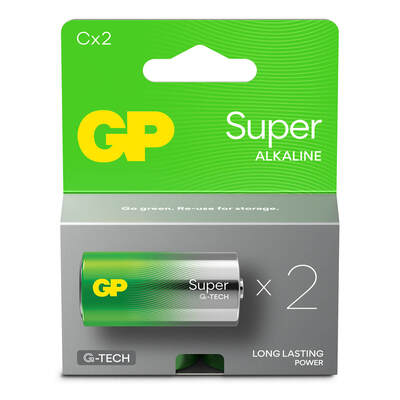 Battery Super Alkaline C LR14 2-Pack
