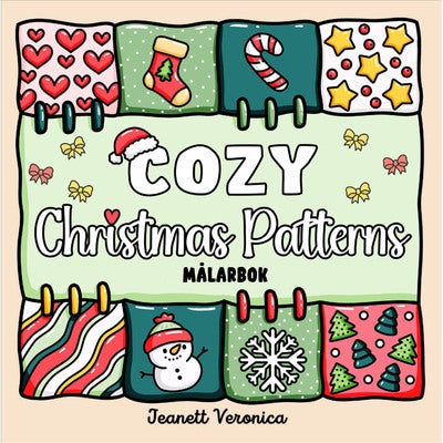 Målarbok: Cozy Christmas Patterns