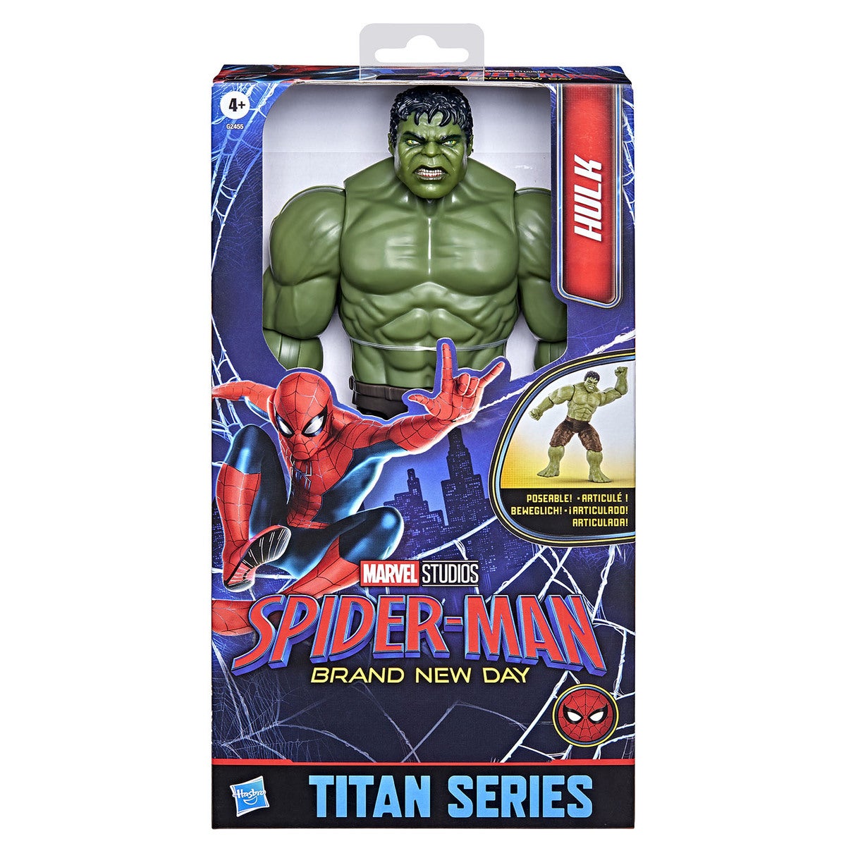 MARVEL Spider-Man BND 12in Dlx Figure Titan Heroes Hulk