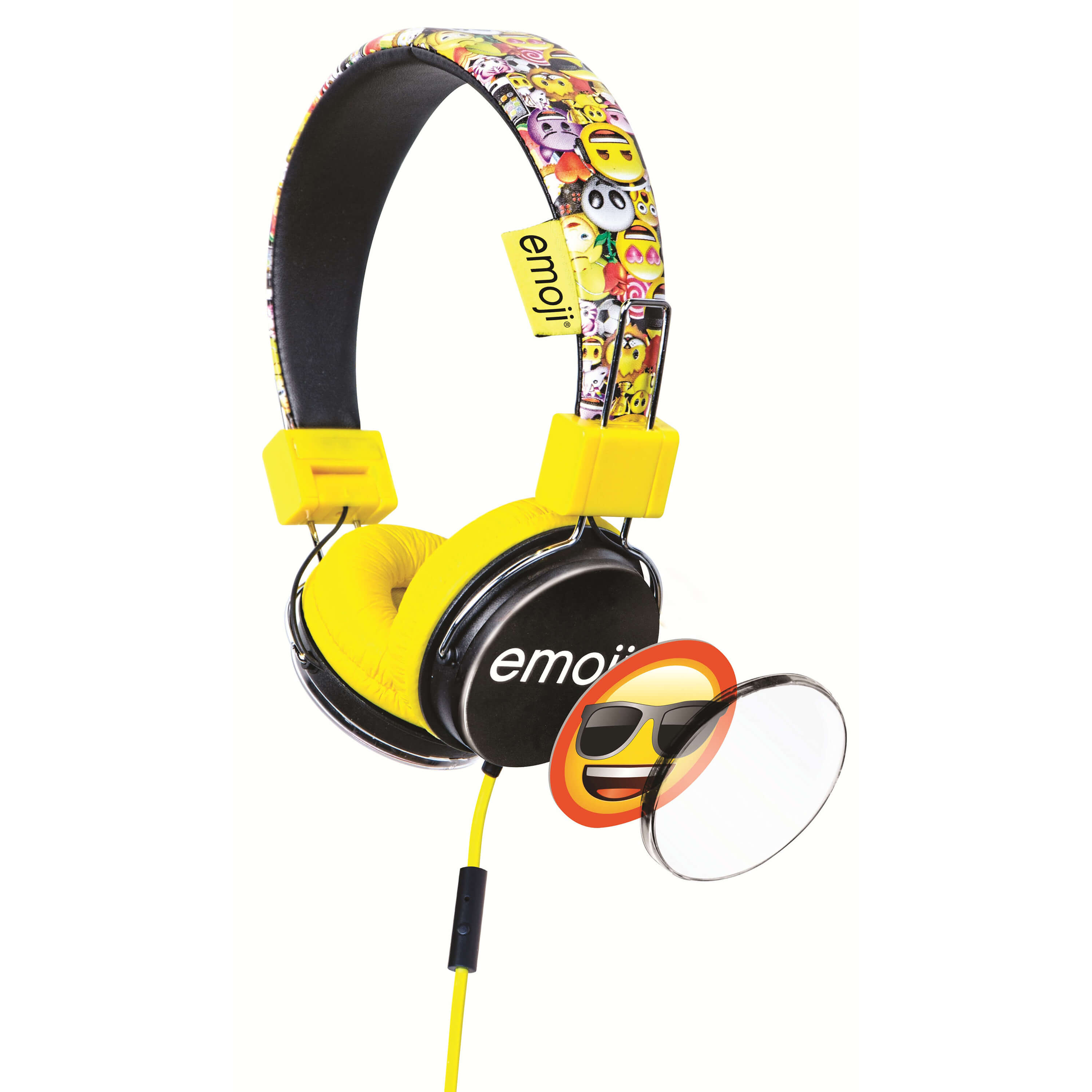 EMOJI Headphone Flip 'N Switch yellow On Ear Universal 85dB