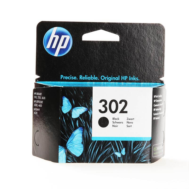 Ink F6U66AE 302 Black