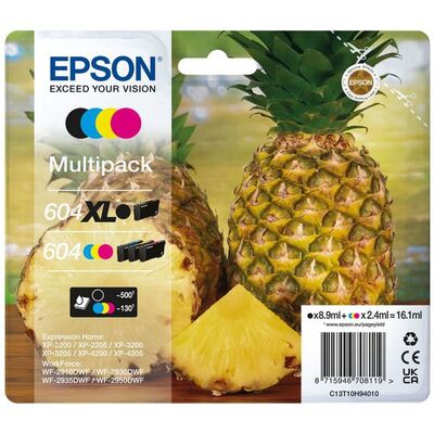 EPSON Ink C13T10H94010 604XL/604 Multipack Pineapple