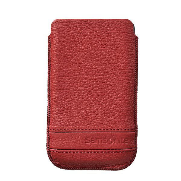 SAMSONITE Mobile Bag Classic Leather Small Red