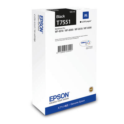 EPSON Ink C13T75514N T7551 XL Black