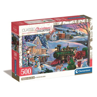Puslespill 500 Pcs CB Christmas Train