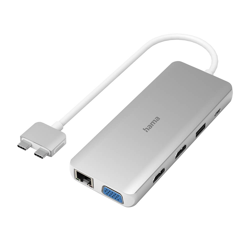 Finde på Gnaven komplet HAMA Hub USB-C Connect2Mac 12 ports