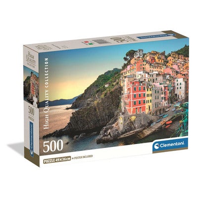 Puslespill 500 Pcs CB High Quality Collection Riomaggiore Coast