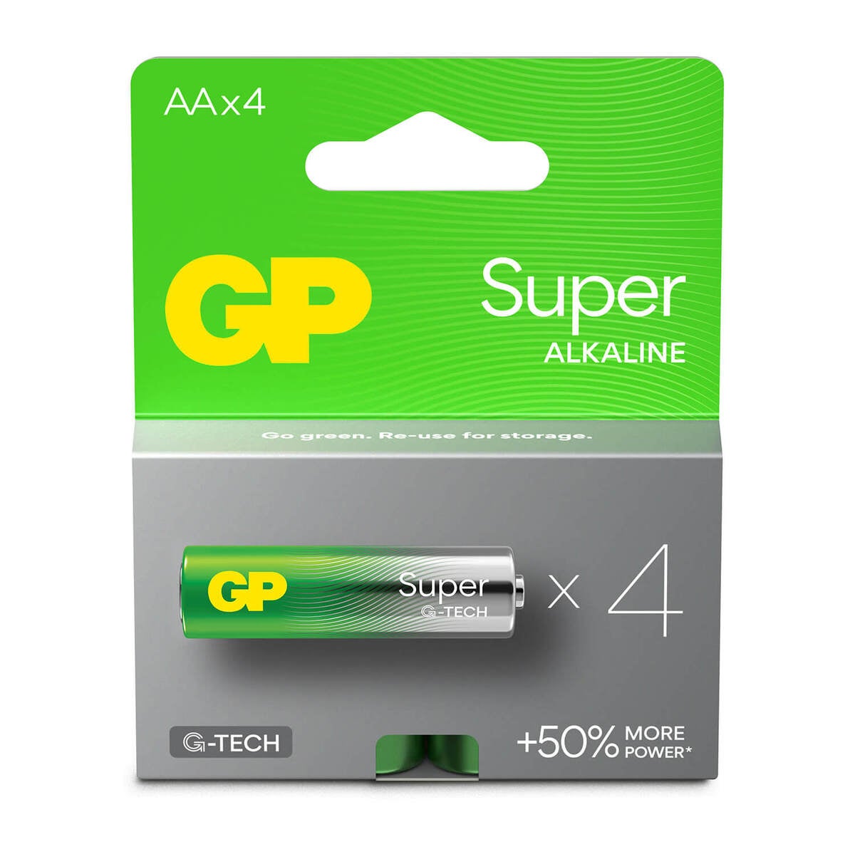 Batteri Super Alkaline AA LR6 4-Pack