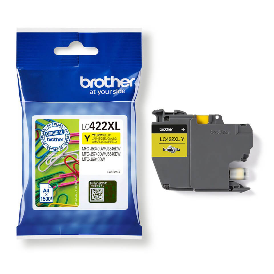 BROTHER Ink LC422XLY LC-422 Yellow