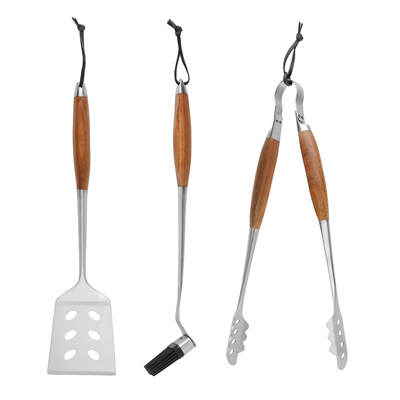 Grillaussarja Grilling Set Puinen Laatikko 3kpl