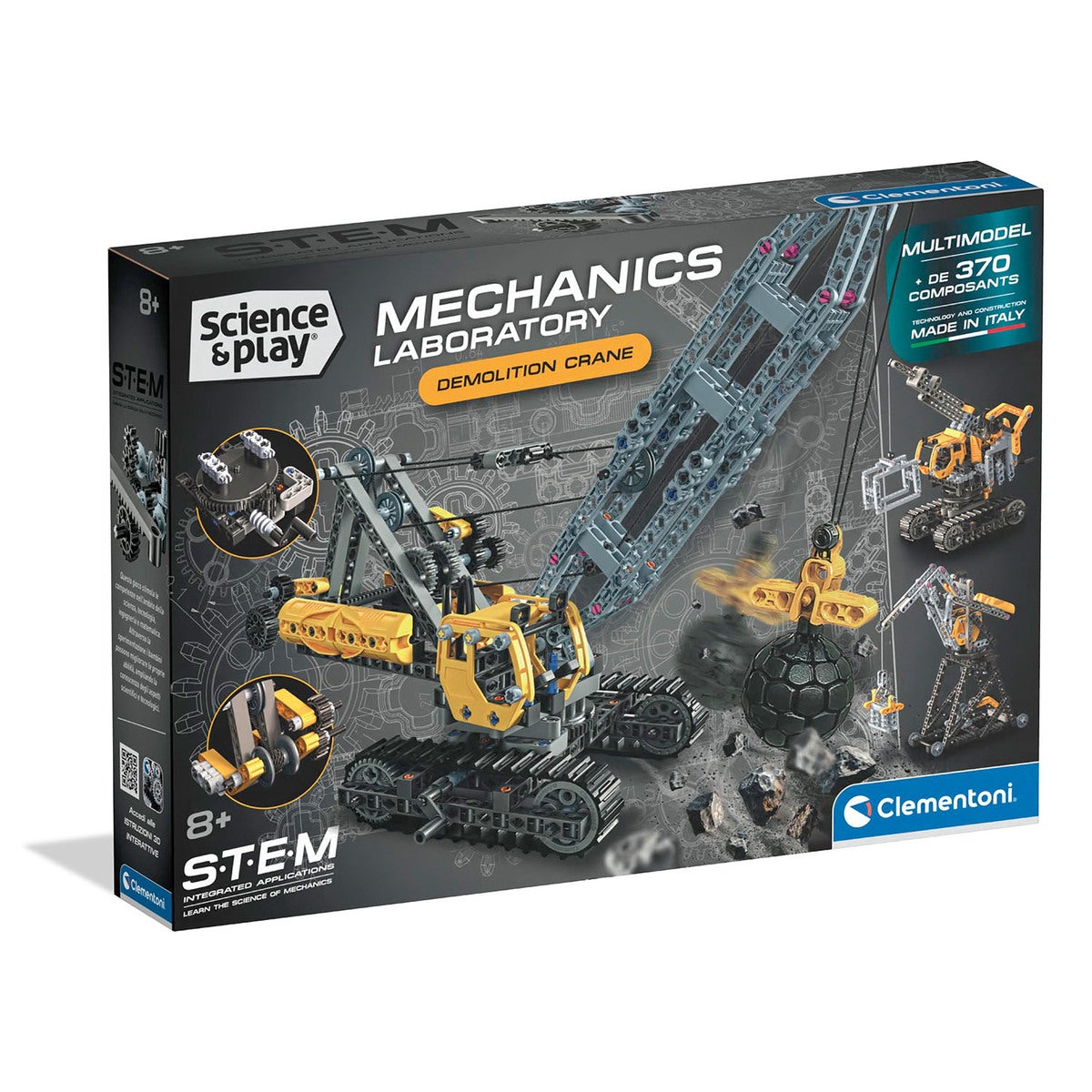 CLEMENTONI Science and Play Mechanics Demolition Crane