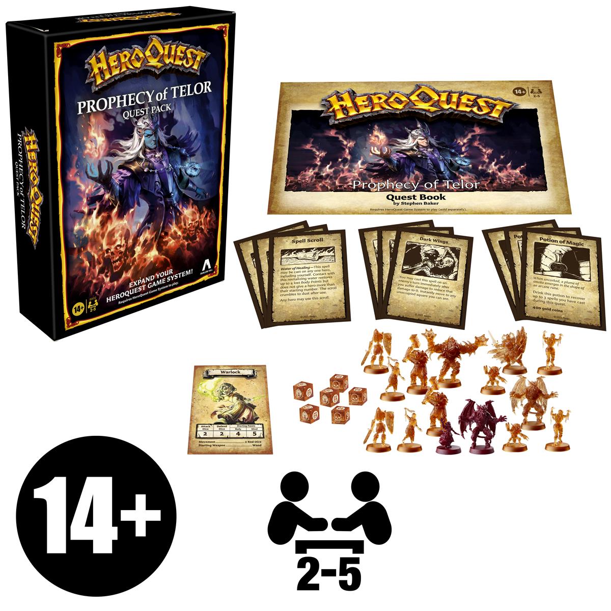 Brädspel HeroQuest: Prophecy Of Telor Quest Pack (Expansionspaket)