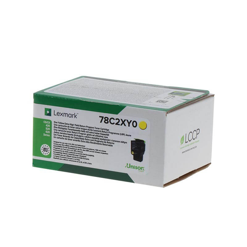 Toner 78C2XY0 Yellow Extra High Yield, Return