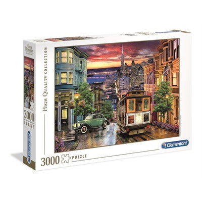 Puslespill 3000 Pcs High Quality Collection San Francisco