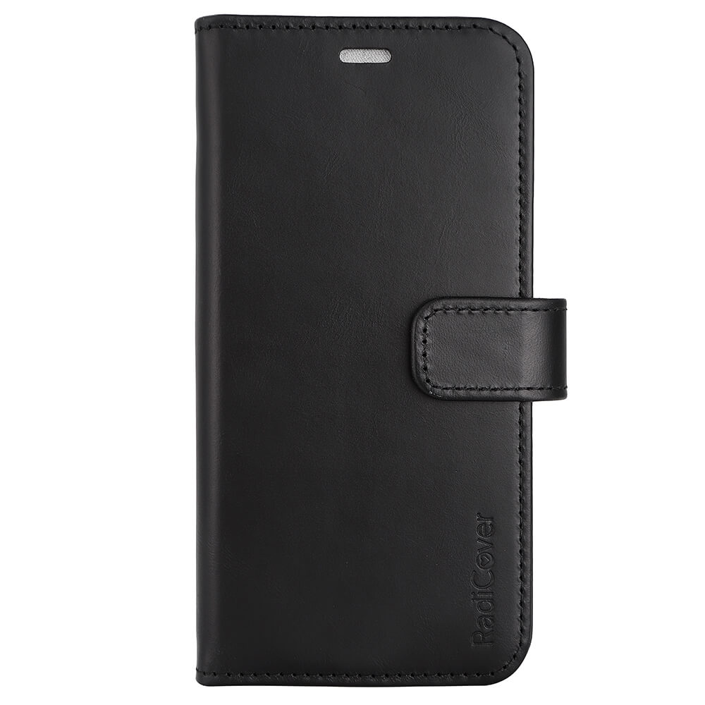 Wallet Case Anti Radiation 2in1 Black - iPhone 13/14