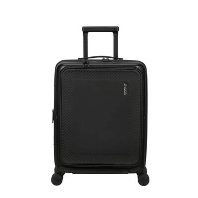 Matkalaukku DashPop Spinner 55/23 Front Pocket Laptop True Black