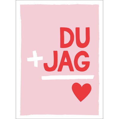 Du + jag = <3