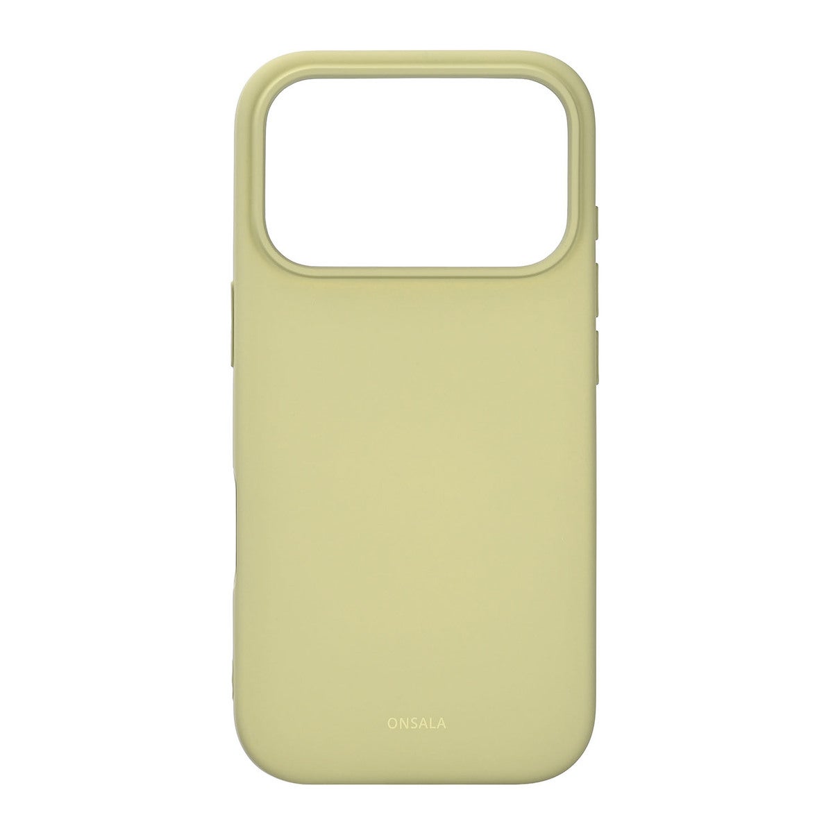 Mobilkuori silikonituntumalla Lime - iPhone 17 Pro