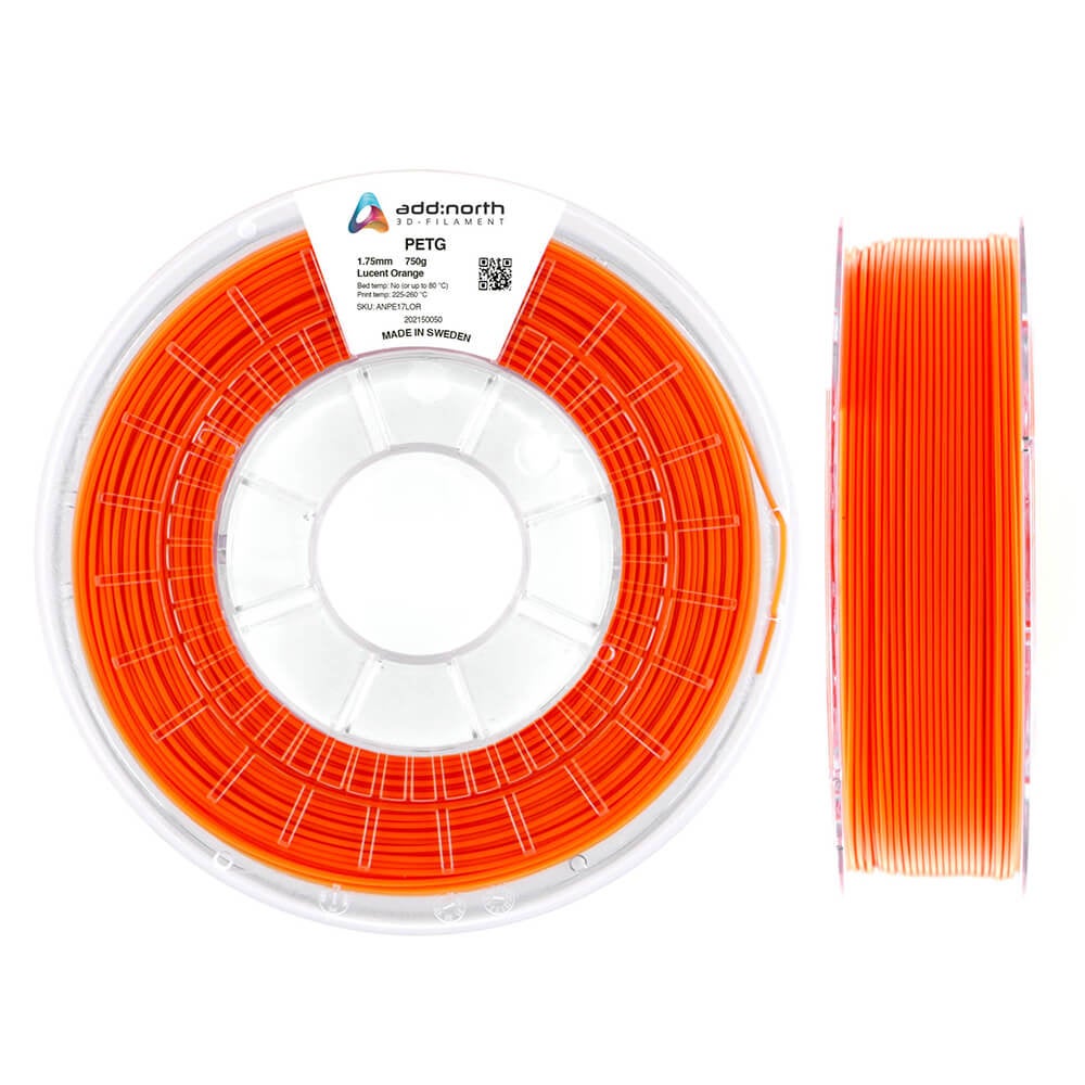 PETG 1.75mm 750g Lucent Orange