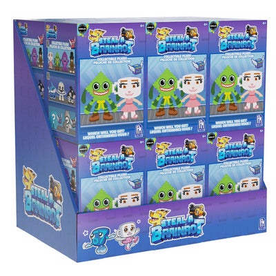STEAL A BRAINROT 4in Mystery Collectible Plush Blind Box Wave 1, Asst CDU