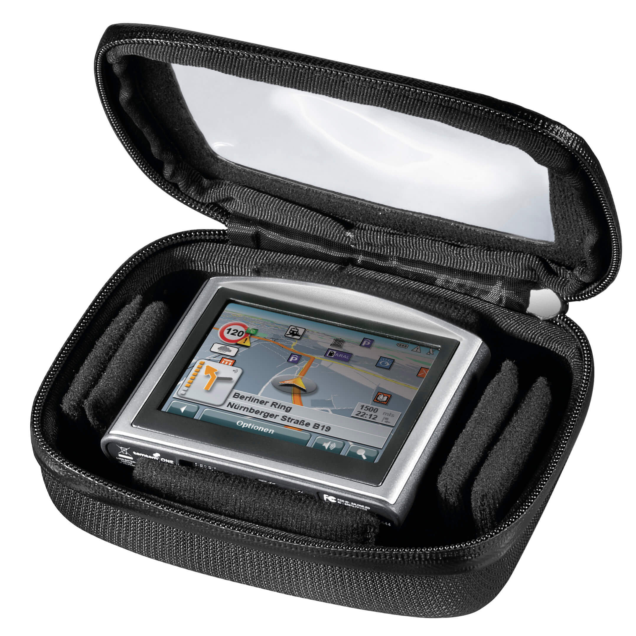 Hardcase Bike Sat Nav Case, 4 .3 (10.9 cm), black