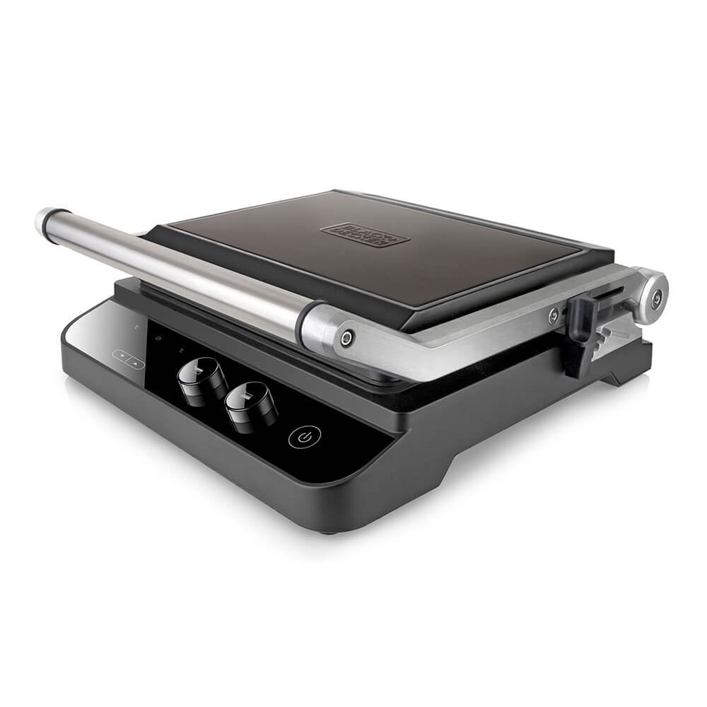 Table grill, Extra Platta 2000W, Brushed Steel