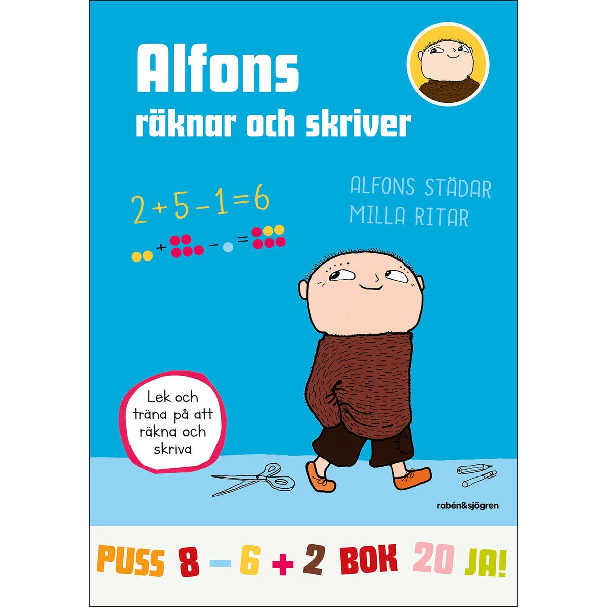 Alfons räknar och skriver 