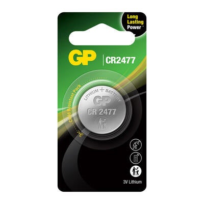 Coin Cell Lithium CR2477 1-Pak