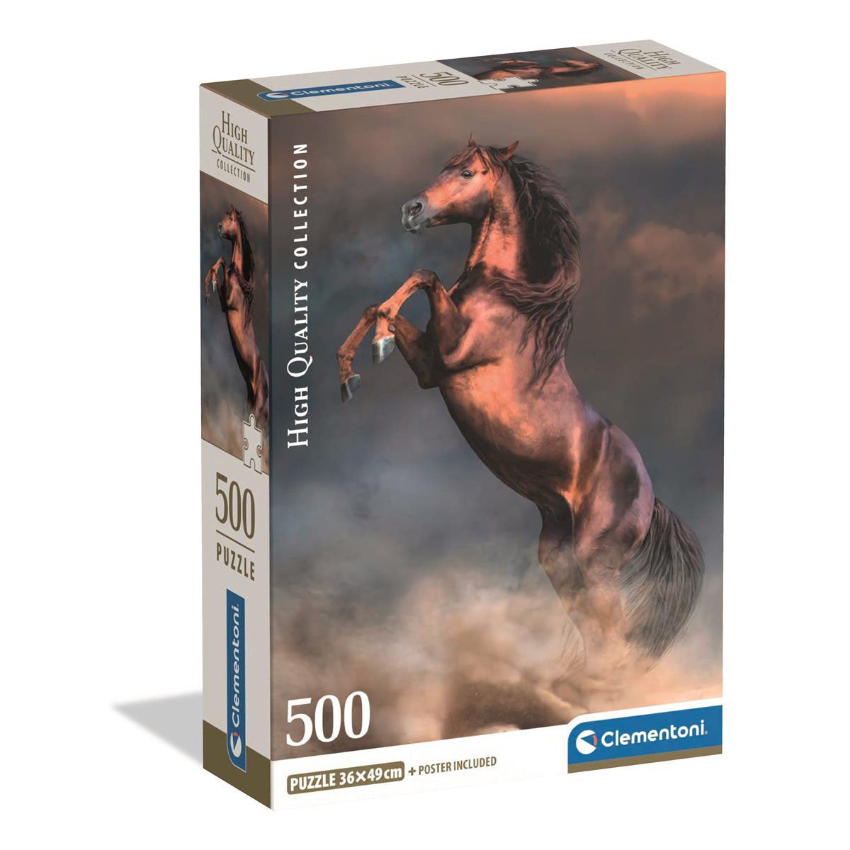 Puslespill 500 Pcs CB High Quality Collection Wild Red Stallion