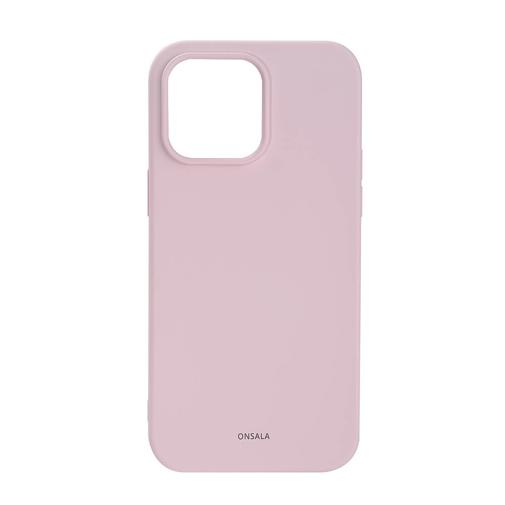 Phone Case Silicone Chalk Pink - iPhone 14 Pro Max 