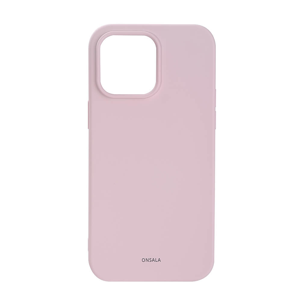 Mobilskal Silikon Chalk Pink - iPhone 14 Pro Max 