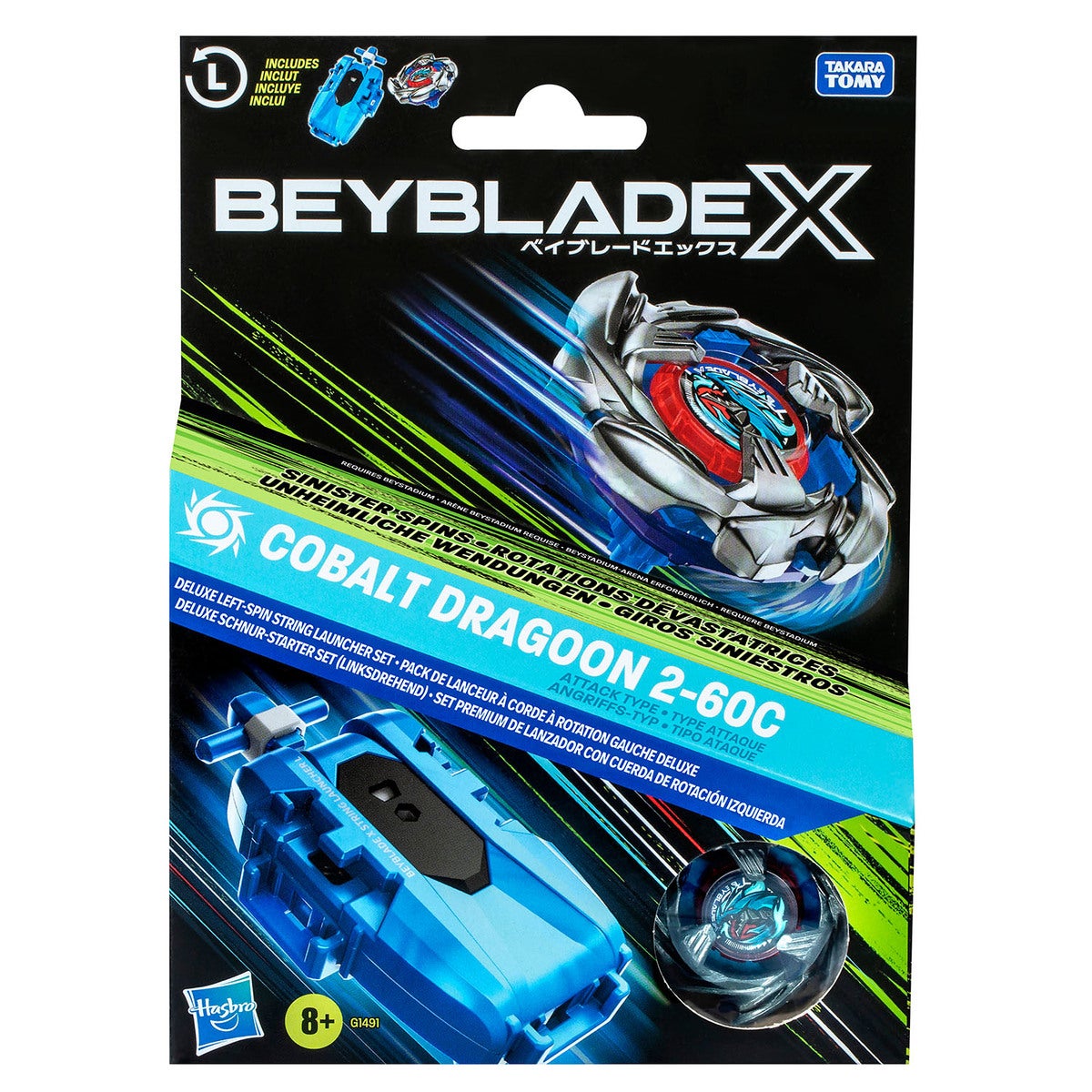 BBX Deluxe Launcher & Top Cobalt Dragoon Roosevelt