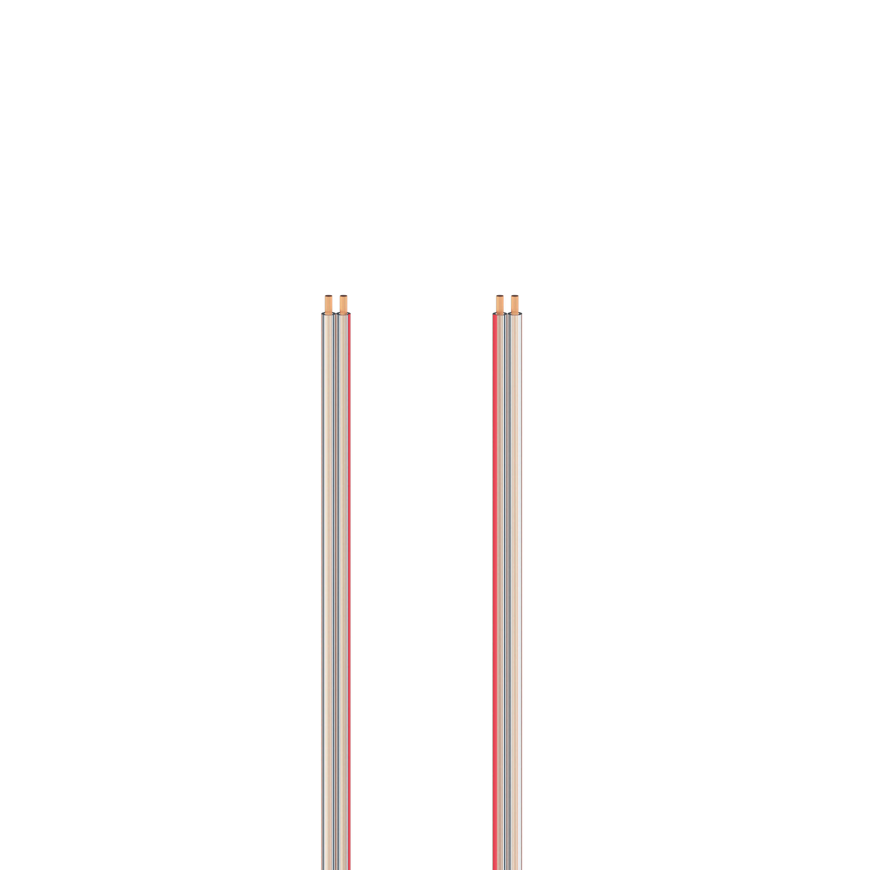 HAMA Högtalarkabel 2x1.5mm2 Transparent 10m