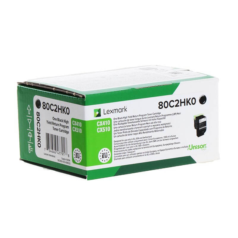 Toner 80C2HK0 802 Musta High Yield, Return