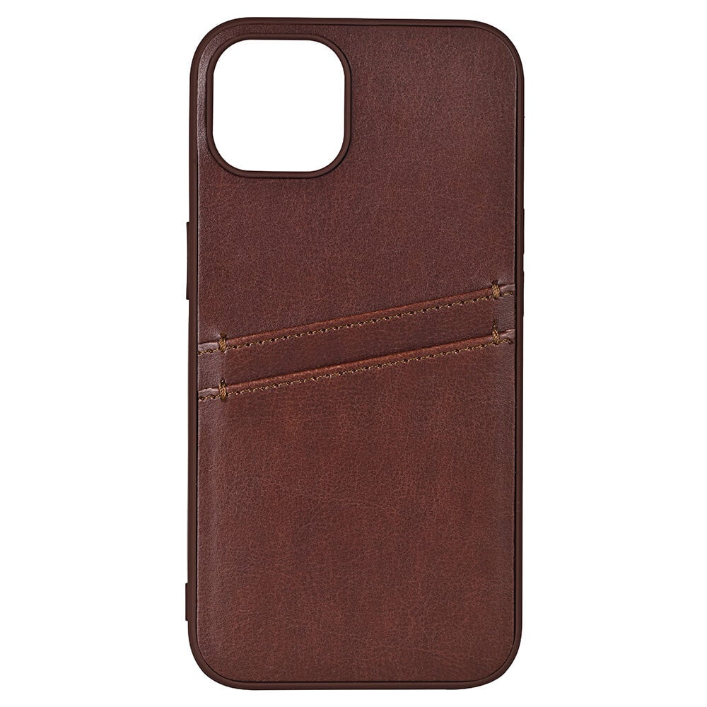Mobilskal PU Brun - iPhone 13