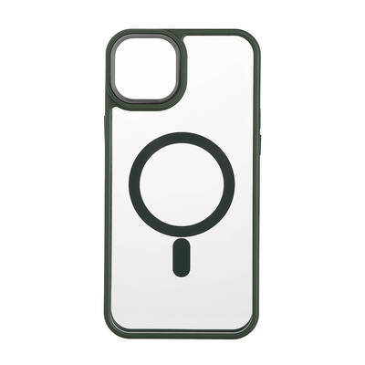 Phone Case Bumper MagSeries Green & Clear - iPhone 15 Plus