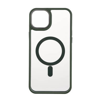 Mobilskal Bumper MagSeries Green & Clear - iPhone 15 Plus