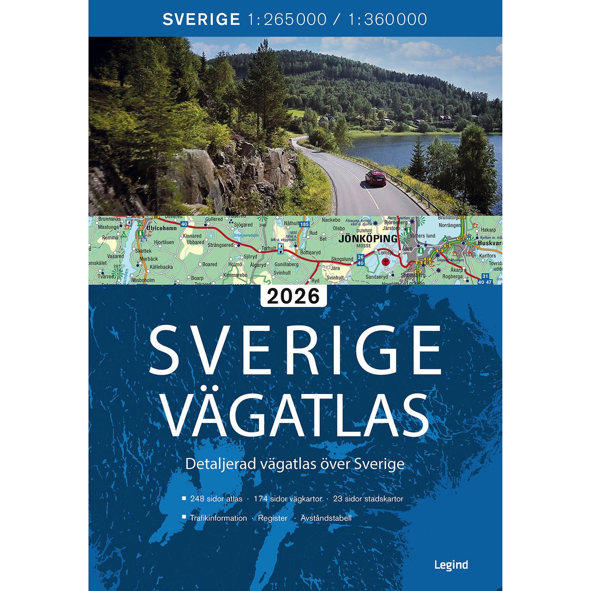 Sverige vägatlas 2026