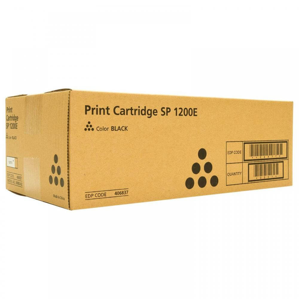 Toner 406837 SP 1200E Svart