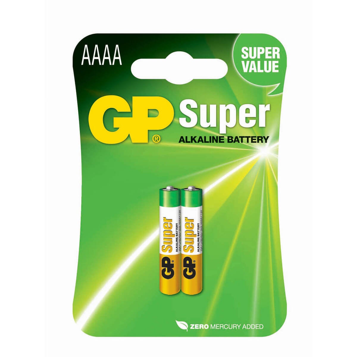 Battery Alkaline LR61 2-Pack AAAA