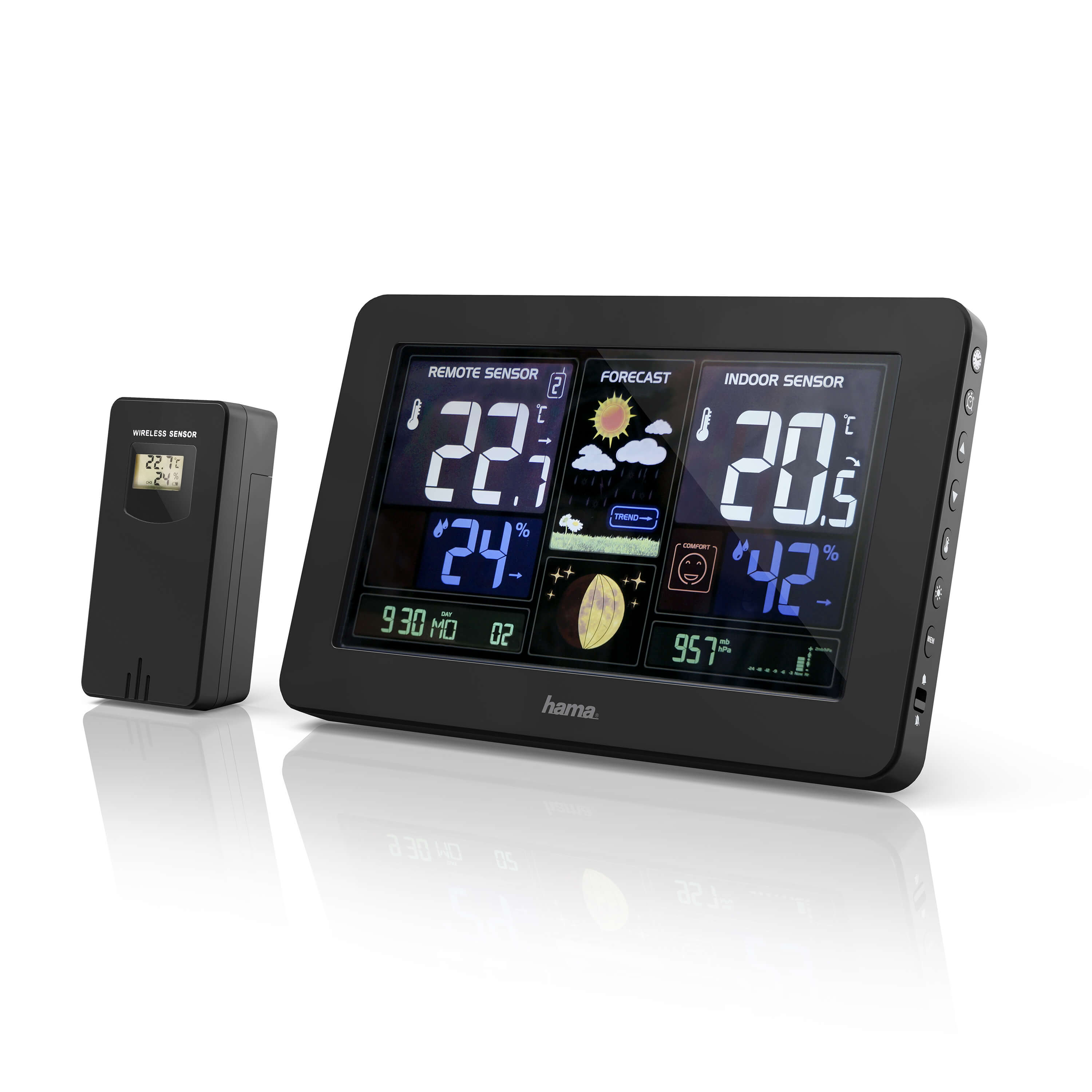 HAMA Weatherstation Premium Incl. USB-charging